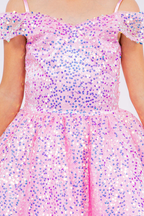 Vestido de dama de honor junior de tul para fiesta con diamantes de imitación y cuello halter malva para niñas grandes 8-16